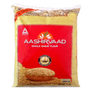 Aashirvaad Chakki Atta Whole Wheat Flour- 10kg.