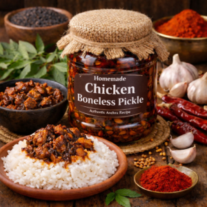 Home Made Chicken Boneles Pickle- 500g