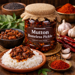 Mutton Boneless Pickle- 500g