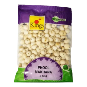 Kings Phool Makhana (Lotus Seeds) - 50g